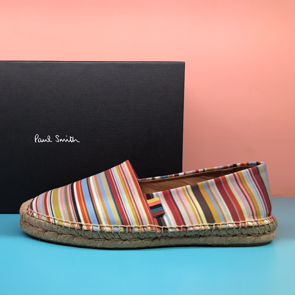 Paul Smith Men's Sunny Stripe Canvas Espadrilles